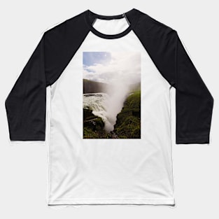 Sunlight Illuminates Gullfoss Waterfall, Iceland Baseball T-Shirt